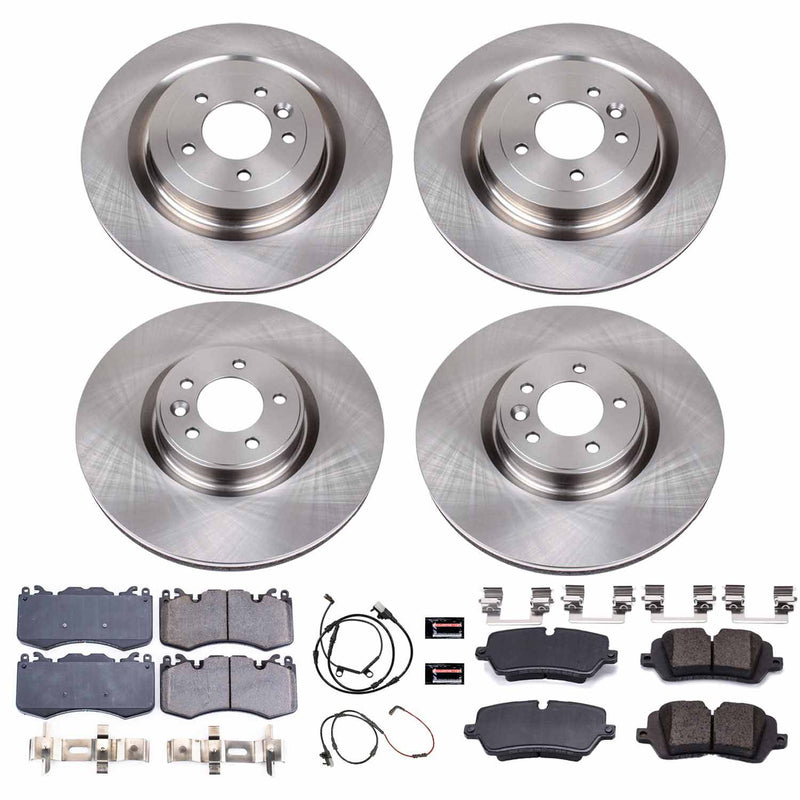 Power Stop KOE7101 Autospecialty 1-Click Daily Driver Front And Rear Brake Kit for 2013-2017 Land Rover Range Rover product image
