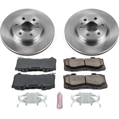 Power Stop KOE7126 Autospecialty 1-Click Daily Driver Plain Rotor Front Brake Kit for 2015-2020 Chevrolet Colorado product image