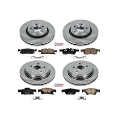 Power Stop KOE7136 Autospecialty 1-Click Daily Driver Front And Rear Brake Kit for 2016-2024 Dodge Durango product image