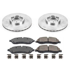 Power Stop KOE7150 Autospecialty 1-Click Daily Driver Plain Rotor Front Brake Kit for 2015-2019 Ford TRANSIT-150 product image