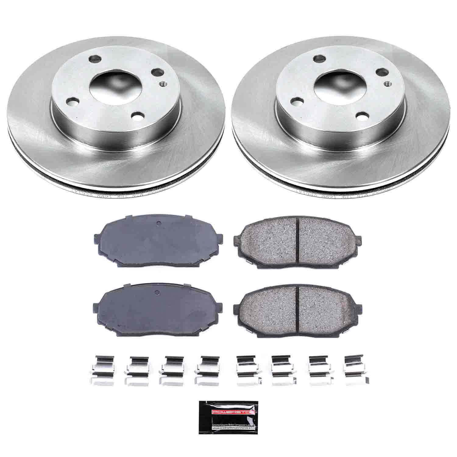 Power Stop KOE717 Autospecialty - 1-Click Daily Driver Brake Kits (Front) for 1990-1993 Mazda Miata / MX-5 product image
