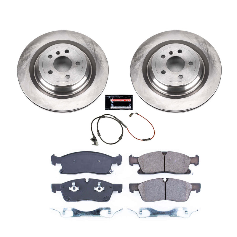 Power Stop KOE7174 Autospecialty 1-Click Daily Driver Rear Brake Kit for 2014-2017 Land Rover Discovery product image