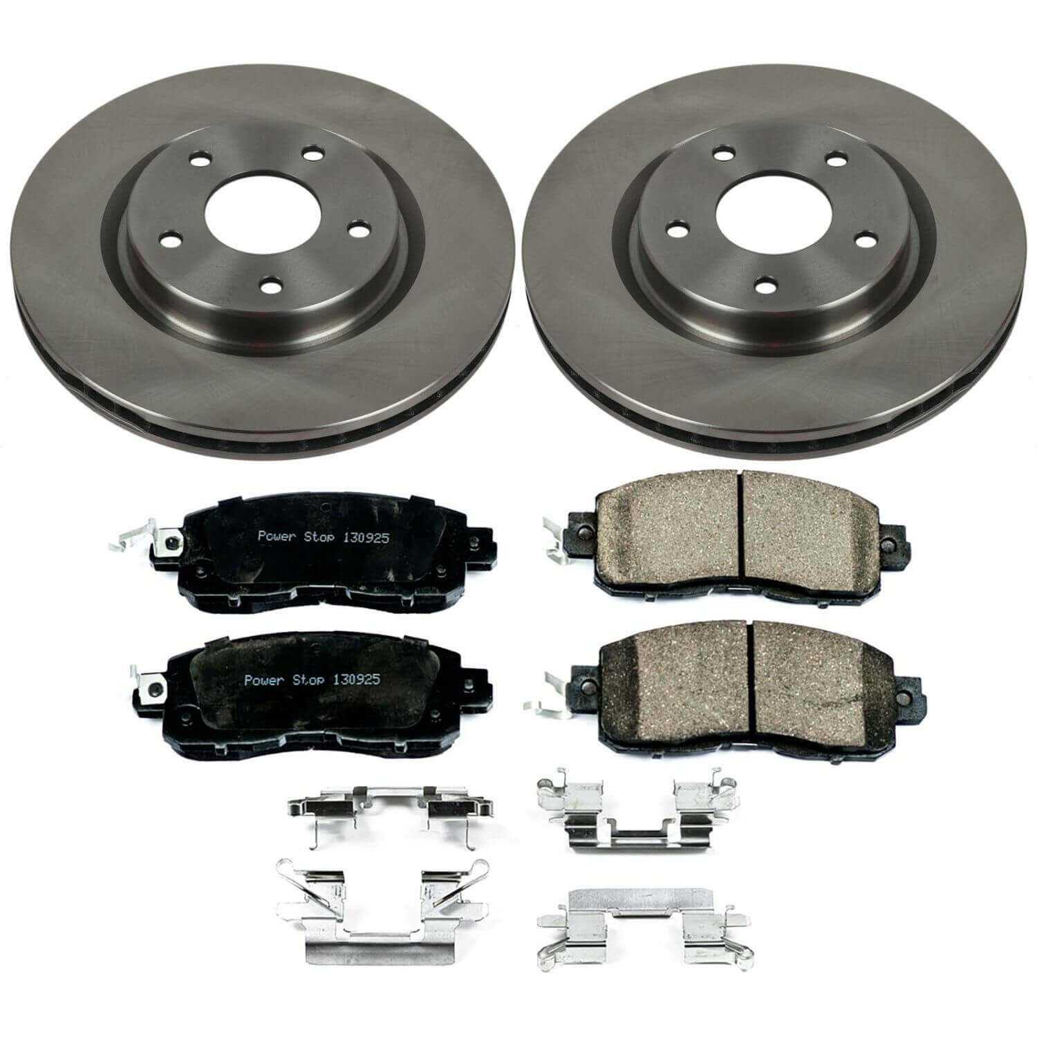 Power Stop KOE7215 Autospecialty 1-Click Daily Driver Front Brake Kit for 2014-2017 Nissan Leaf product image