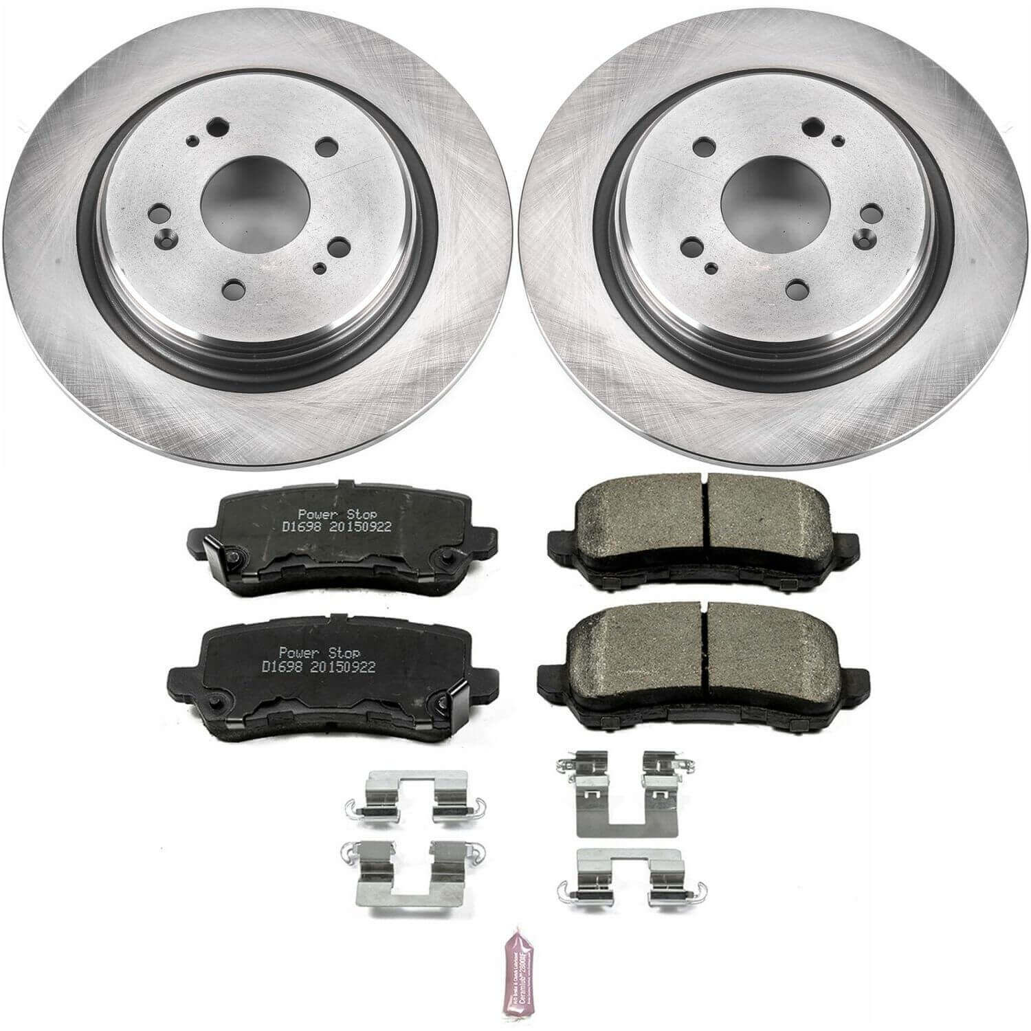 Power Stop KOE7216 Autospecialty 1-Click Daily Driver Rear Brake Kit for 2015-2020 Acura Tlx product image