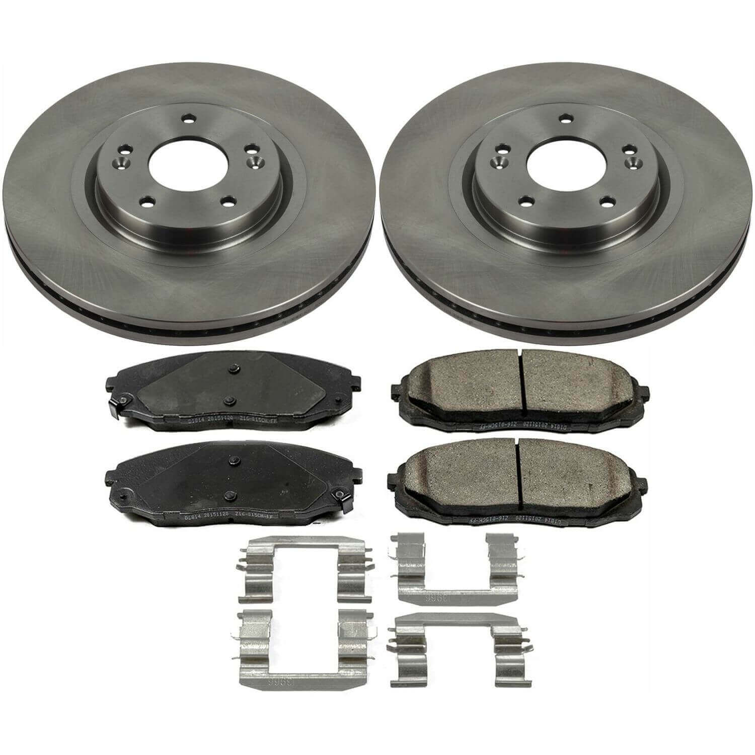 Power Stop KOE7218 Autospecialty 1-Click Daily Driver Front Brake Kit for 2015-2021 Kia Sedona product image