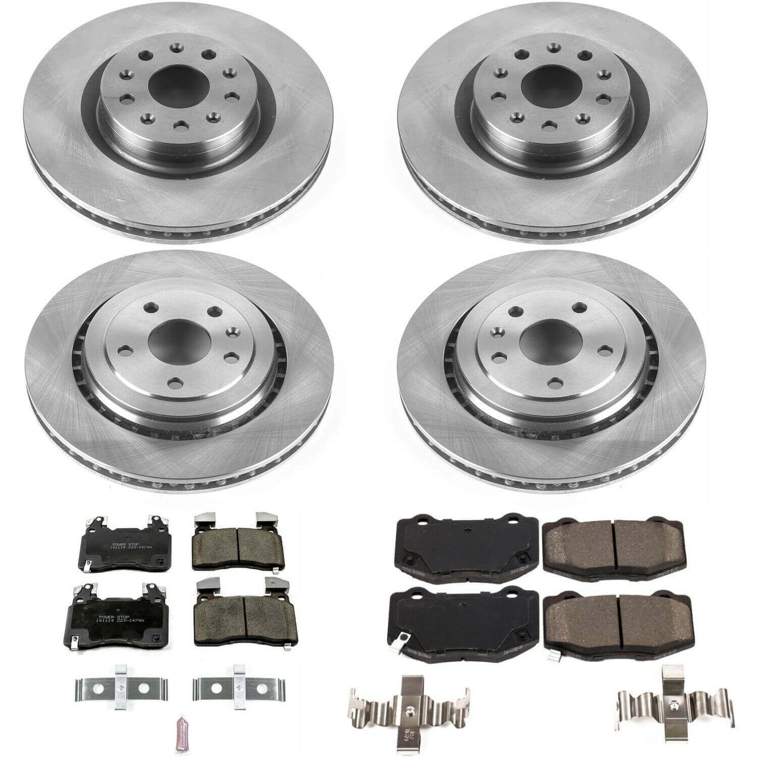 Power Stop KOE7226 Autospecialty 1-Click Daily Driver Front And Rear Brake Kit for 2016-2023 Chevrolet Camaro product image