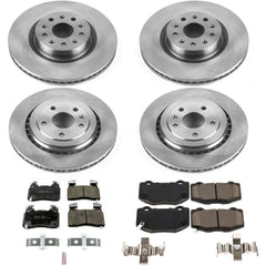 Power Stop KOE7226 Autospecialty 1-Click Daily Driver Front And Rear Brake Kit for 2016-2023 Chevrolet Camaro product image