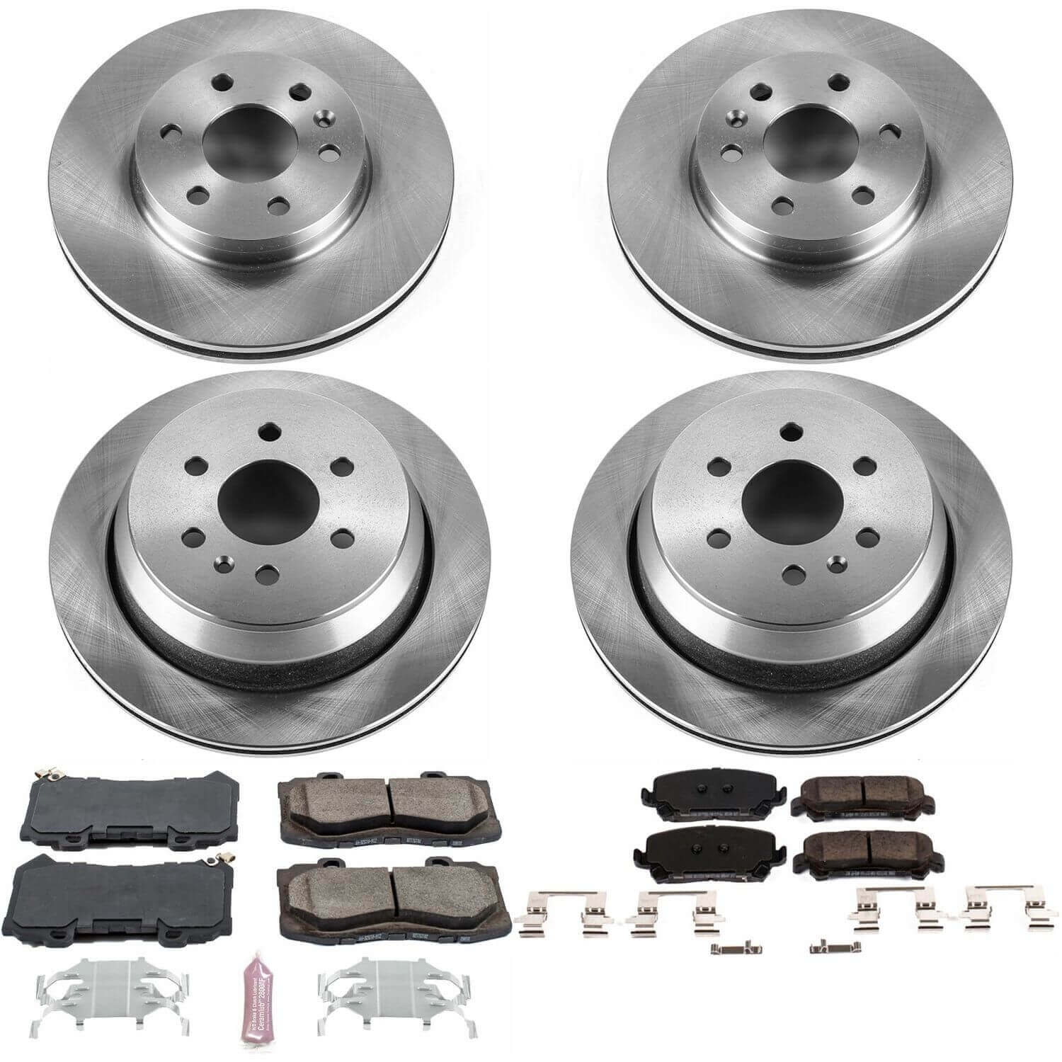 Power Stop KOE7228 Autospecialty 1-Click Daily Driver Front And Rear Brake Kit for 2015-2020 Chevrolet Colorado product image