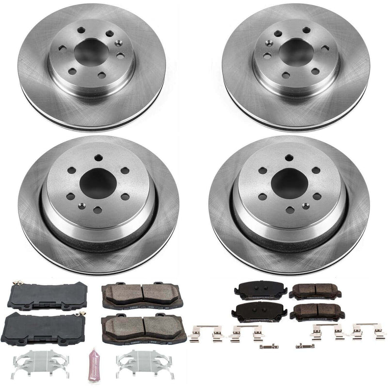 Power Stop KOE7228 Autospecialty 1-Click Daily Driver Front And Rear Brake Kit for 2015-2020 Chevrolet Colorado product image