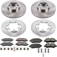 Power Stop KOE7234 Autospecialty 1-Click Daily Driver Front And Rear Brake Kit for 2015-2019 Ford TRANSIT-350 HD product image
