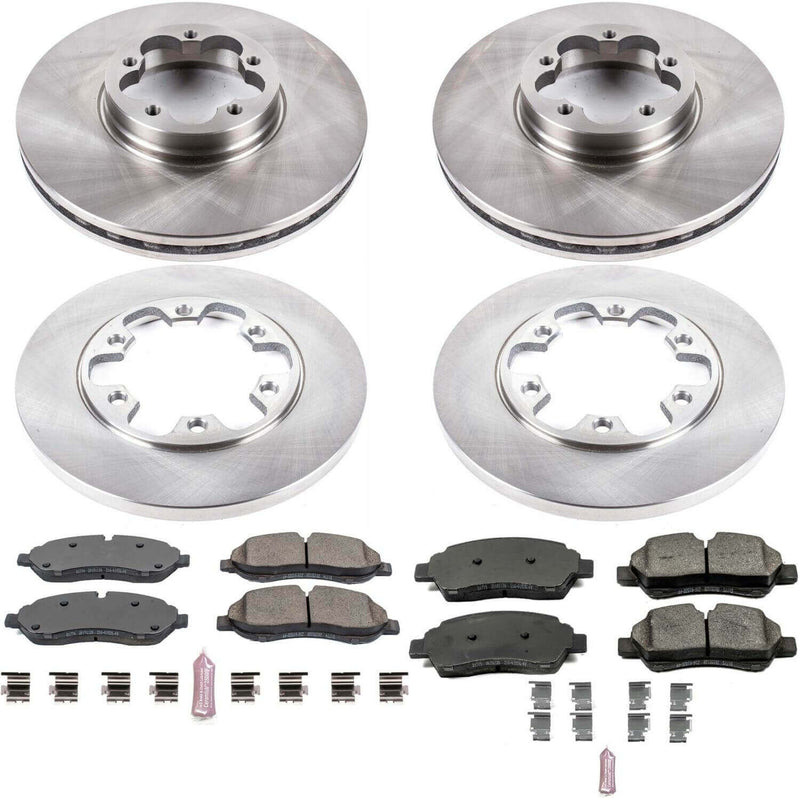 Power Stop KOE7234 Autospecialty 1-Click Daily Driver Front And Rear Brake Kit for 2015-2019 Ford TRANSIT-350 HD product image