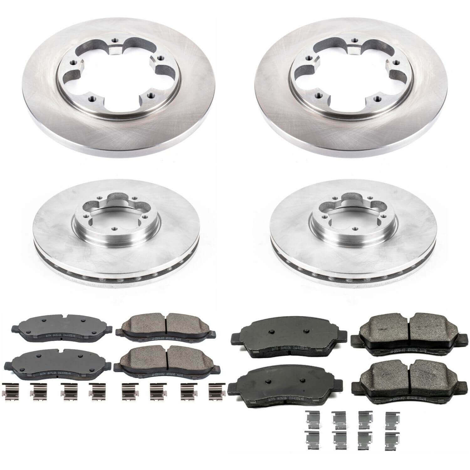 Power Stop KOE7235 Autospecialty 1-Click Daily Driver Front And Rear Brake Kit for 2015-2019 Ford TRANSIT-150 product image