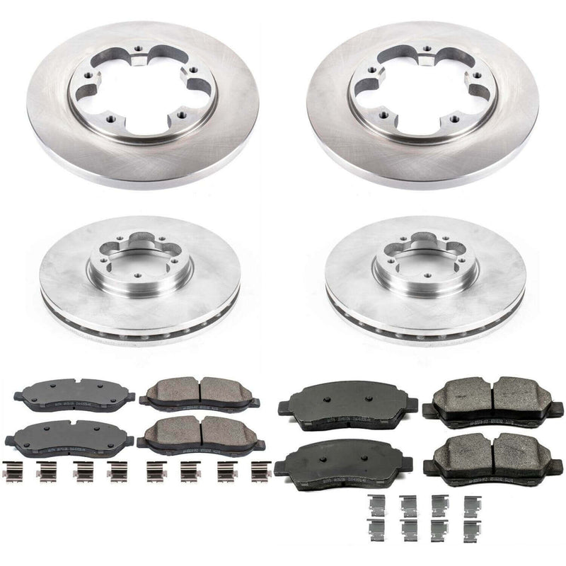 Power Stop KOE7235 Autospecialty 1-Click Daily Driver Front And Rear Brake Kit for 2015-2019 Ford TRANSIT-150 product image
