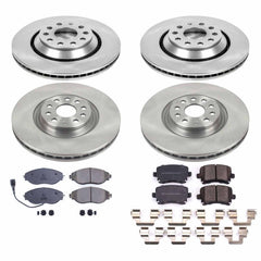 Power Stop KOE7254 Autospecialty 1-Click Daily Driver Front And Rear Brake Kit for 2013-2021 Volkswagen Cc product image