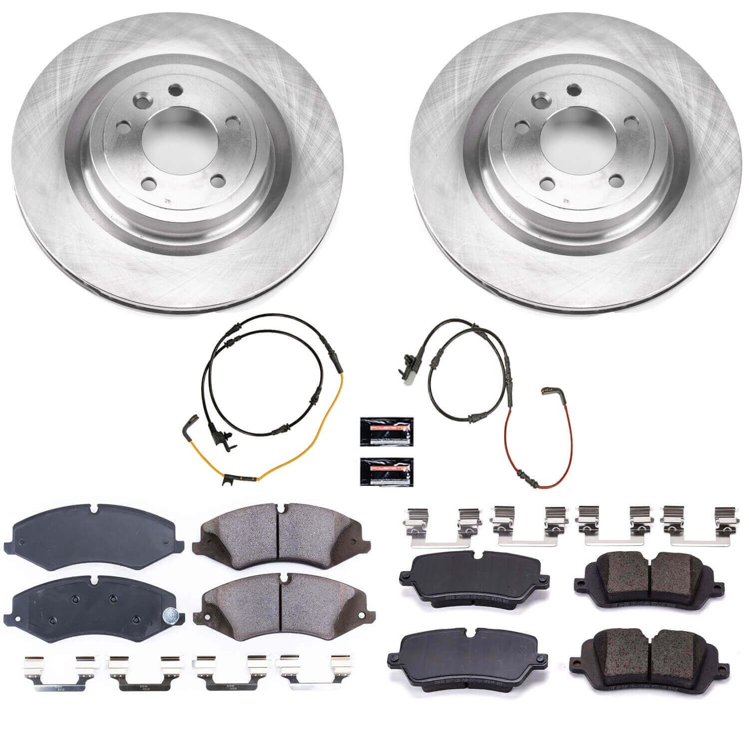 Power Stop KOE7260 Autospecialty 1-Click Daily Driver Front And Rear Brake Kit for 2017 Land Rover Discovery product image