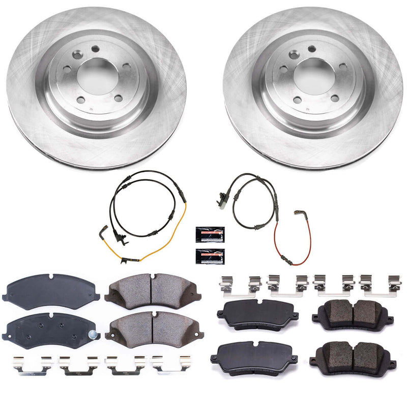 Power Stop KOE7260 Autospecialty 1-Click Daily Driver Front And Rear Brake Kit for 2017 Land Rover Discovery product image