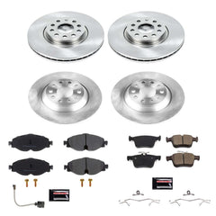 Power Stop KOE7278 Autospecialty 1-Click Daily Driver Front And Rear Brake Kit for 2016-2018 Audi Tt Quattro Base product image