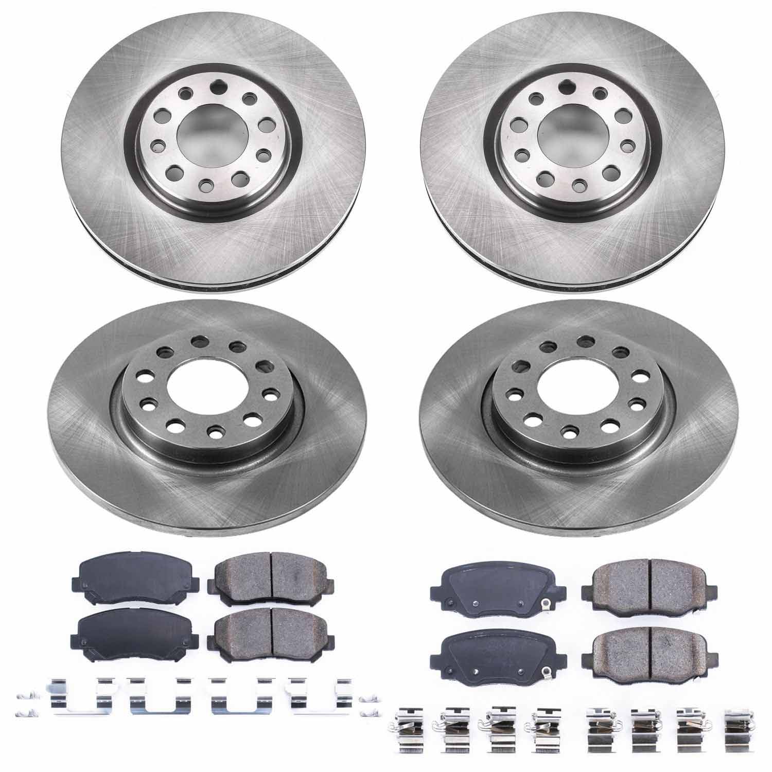 Power Stop KOE7288 Autospecialty - 1-Click Daily Driver Brake Kits (Front And Rear) for 2015-2017 Chrysler 200 product image