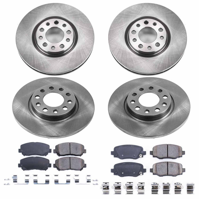 Power Stop KOE7288 Autospecialty - 1-Click Daily Driver Brake Kits (Front And Rear) for 2015-2017 Chrysler 200 product image