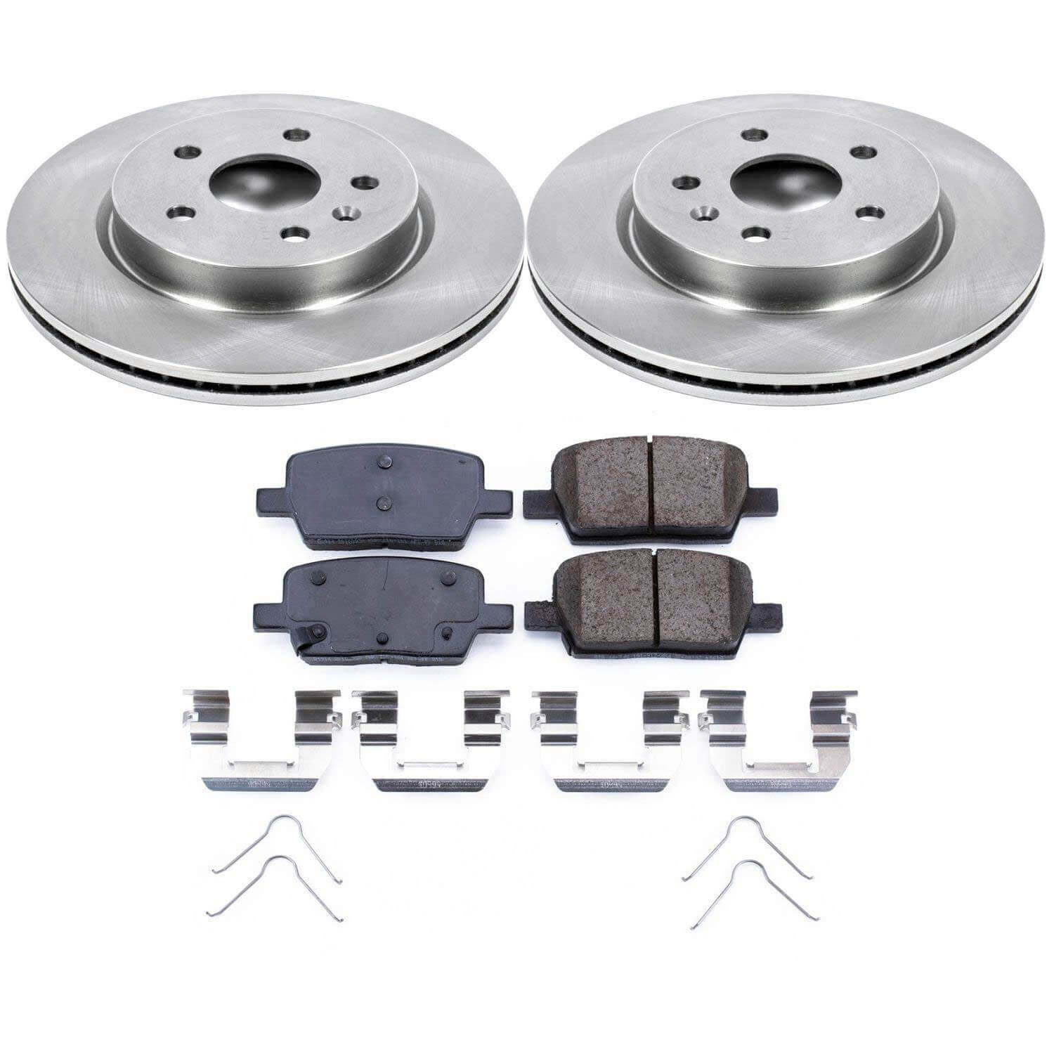 Power Stop KOE7289 Autospecialty 1-Click Daily Driver Plain Rotor Rear Brake Kit for 2016-2024 Cadillac CT6 product image
