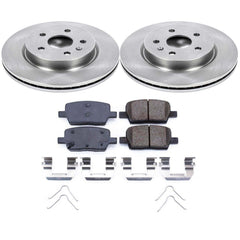 Power Stop KOE7289 Autospecialty 1-Click Daily Driver Plain Rotor Rear Brake Kit for 2016-2024 Cadillac CT6 product image