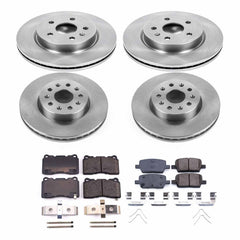 Power Stop KOE7293 Autospecialty 1-Click Daily Driver Front And Rear Brake Kit for 2016-2024 Chevrolet Camaro product image