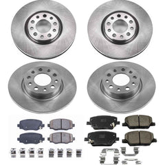 Power Stop KOE7300 Autospecialty 1-Click Daily Driver Front And Rear Brake Kit for 2015-2023 Fiat 500X product image