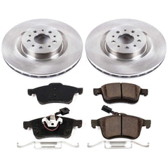 Power Stop KOE7302 Autospecialty 1-Click Daily Driver Plain Rotor Front Brake Kit for 2015-2022 Dodge Ram Promaster City product image
