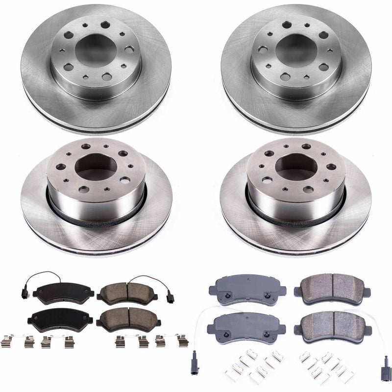 Power Stop KOE7304 Autospecialty 1-Click Daily Driver Front And Rear Brake Kit for 2014-2015 Dodge Ram Promaster 1500 product image