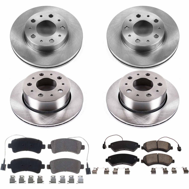 Power Stop KOE7305 Autospecialty 1-Click Daily Driver Front And Rear Brake Kit for 2015-2021 Dodge Ram Promaster 1500 product image
