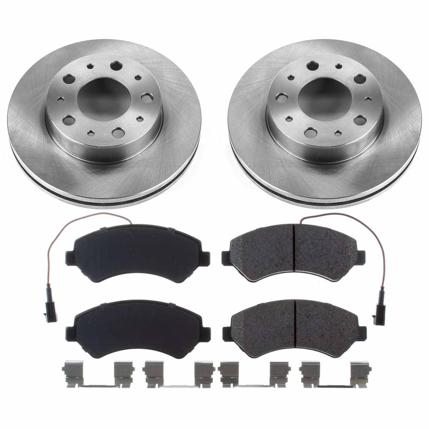 Power Stop KOE7306 Autospecialty 1-Click Daily Driver Plain Rotor Front Brake Kit for 2014-2021 Dodge Ram Promaster 1500 product image