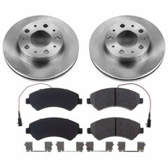 Power Stop KOE7306 Autospecialty 1-Click Daily Driver Plain Rotor Front Brake Kit for 2014-2021 Dodge Ram Promaster 1500 product image
