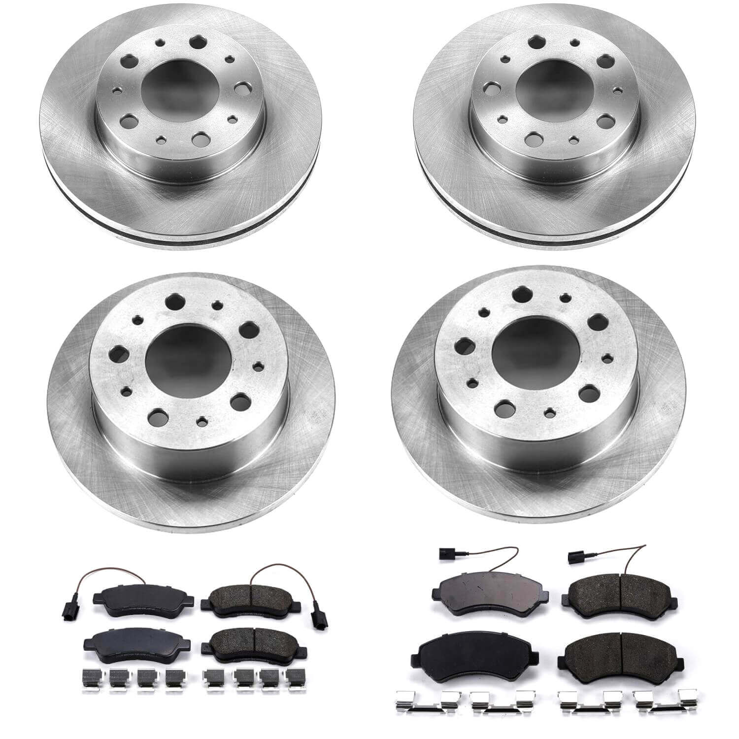 Power Stop KOE7308 Autospecialty 1-Click Daily Driver Front And Rear Brake Kit for 2014-2021 Dodge Ram Promaster 1500 product image