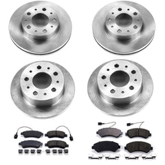 Power Stop KOE7308 Autospecialty 1-Click Daily Driver Front And Rear Brake Kit for 2014-2021 Dodge Ram Promaster 1500 product image