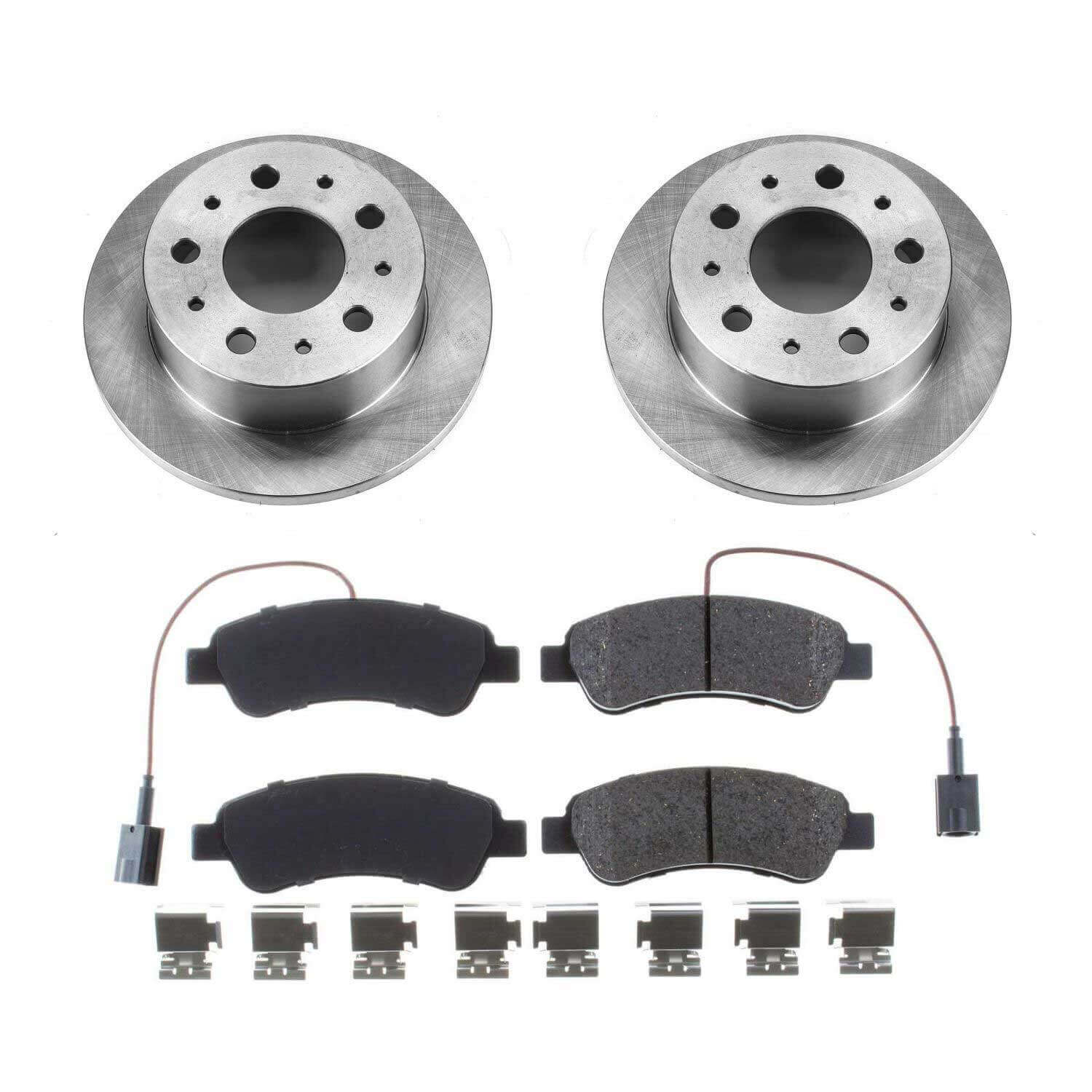 Power Stop KOE7310 Autospecialty 1-Click Daily Driver Plain Rotor Rear Brake Kit for 2014-2021 Dodge Ram Promaster 1500 product image