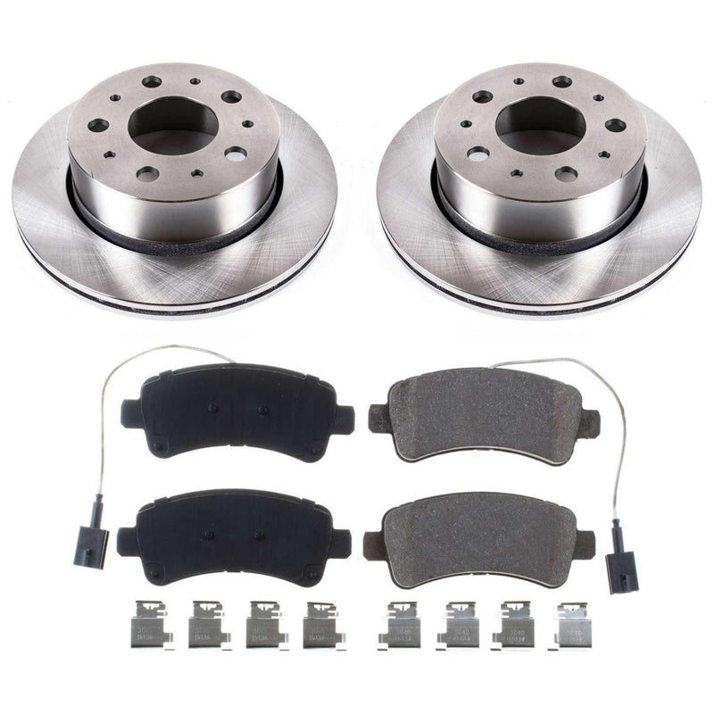 Power Stop KOE7314 Autospecialty 1-Click Daily Driver Plain Rotor Rear Brake Kit for 2015-2021 Dodge Ram Promaster 1500 product image