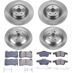 Power Stop KOE7319 Autospecialty 1-Click Daily Driver Front And Rear Brake Kit for 2016-2018 Ford Focus RS product image
