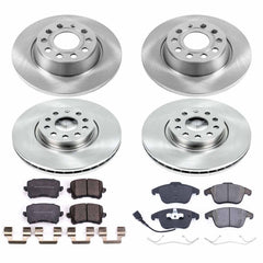 Power Stop KOE7339 Autospecialty 1-Click Daily Driver Front And Rear Brake Kit for 2015 Audi Q3 product image