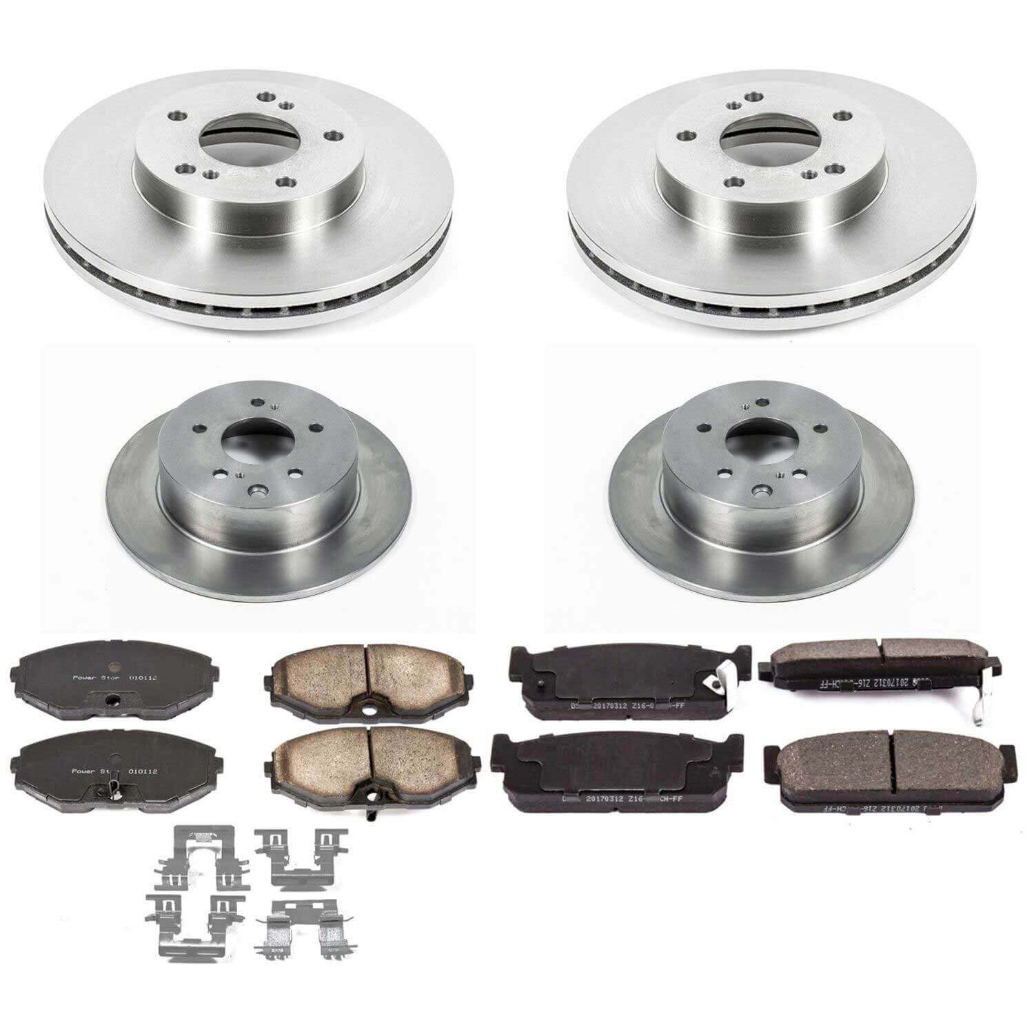 Power Stop KOE734 Autospecialty - 1-Click Daily Driver Brake Kits (Front And Rear) for 1994-1996 Infiniti Q45 product image