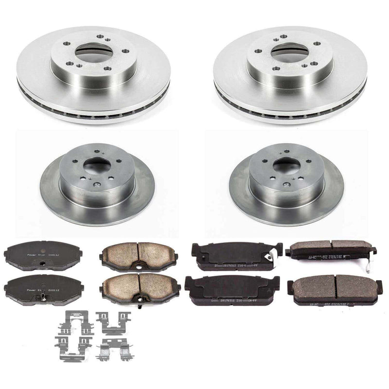 Power Stop KOE734 Autospecialty - 1-Click Daily Driver Brake Kits (Front And Rear) for 1994-1996 Infiniti Q45 product image