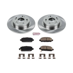Power Stop KOE7340 Autospecialty 1-Click Daily Driver Plain Rotor Rear Brake Kit for 2016-2022 Honda HR-V product image