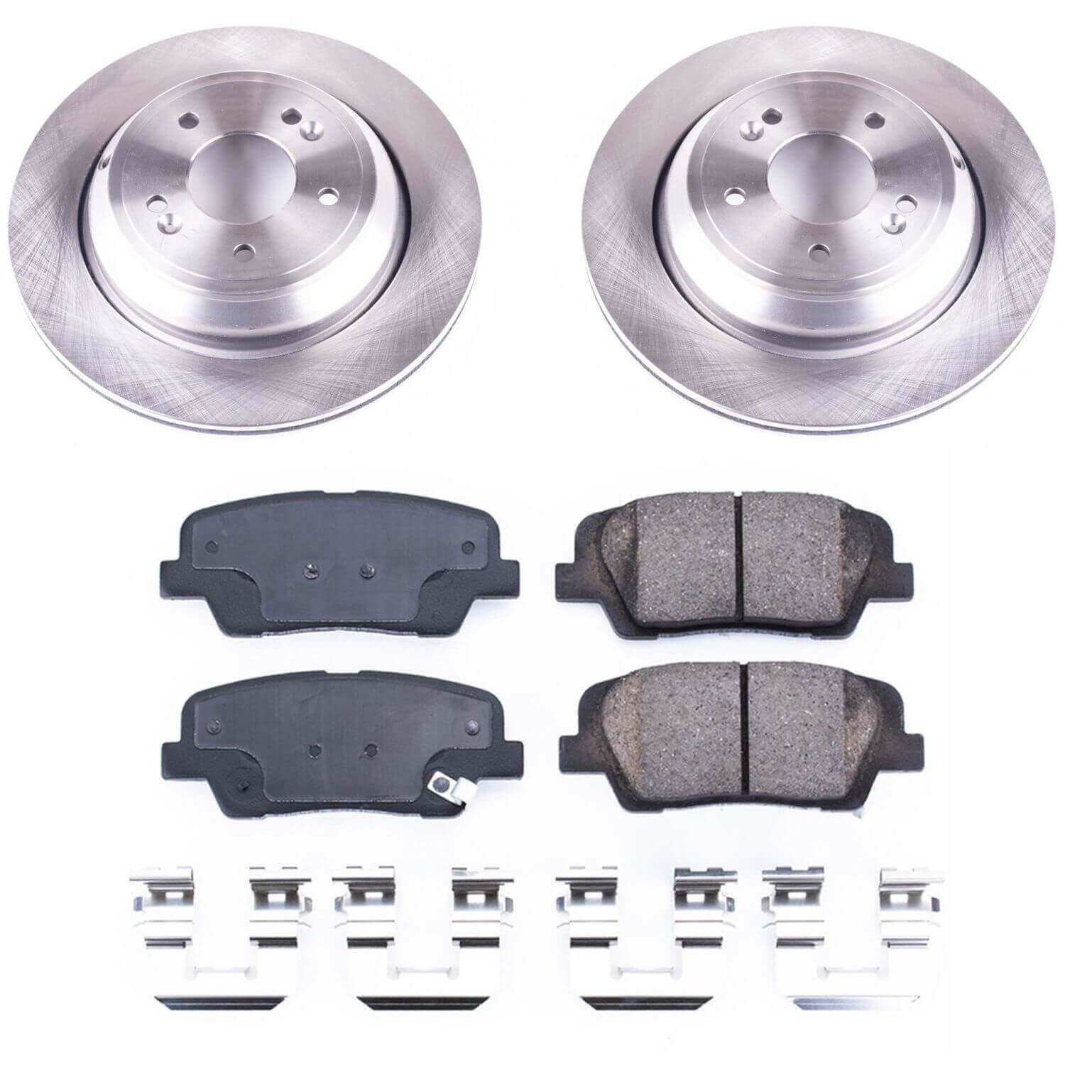 Power Stop KOE7341 Autospecialty 1-Click Daily Driver Rear Brake Kit for 2011-2016 Hyundai Equus product image