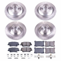 Power Stop KOE7342 Autospecialty 1-Click Daily Driver Front And Rear Brake Kit for 2012-2016 Hyundai Equus product image