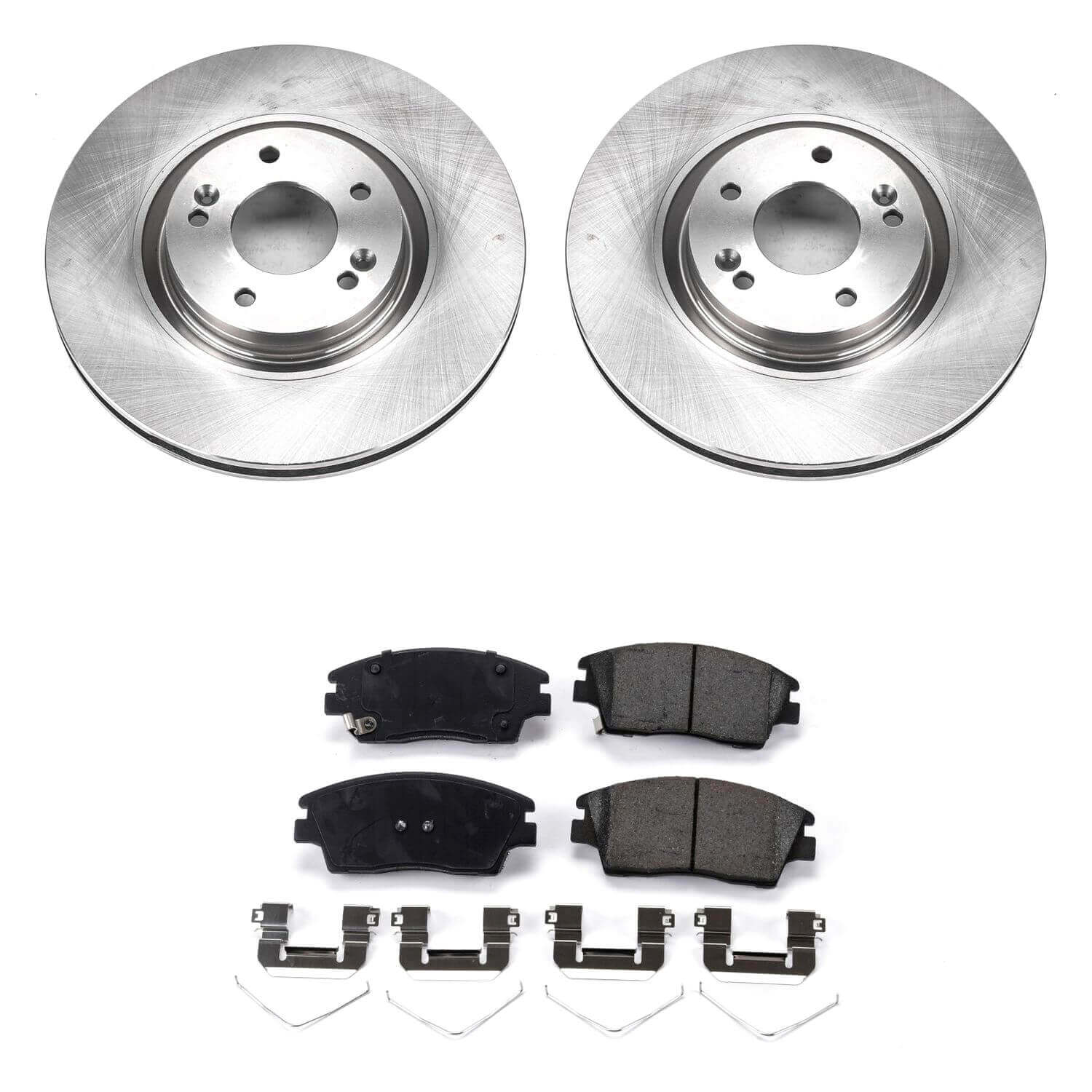 Power Stop KOE7343 Autospecialty 1-Click Daily Driver Front Brake Kit for 2017-2022 Kia Sportage product image