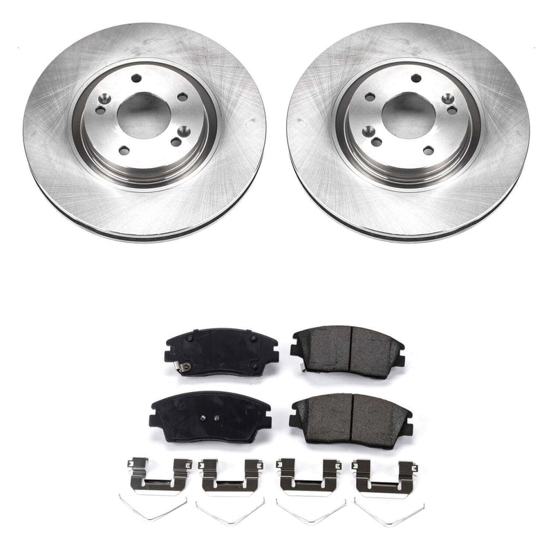 Power Stop KOE7343 Autospecialty 1-Click Daily Driver Front Brake Kit for 2017-2022 Kia Sportage product image