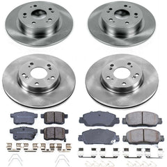 Power Stop KOE7346 Autospecialty 1-Click Daily Driver Front And Rear Brake Kit for 2016-2017 Honda Accord product image