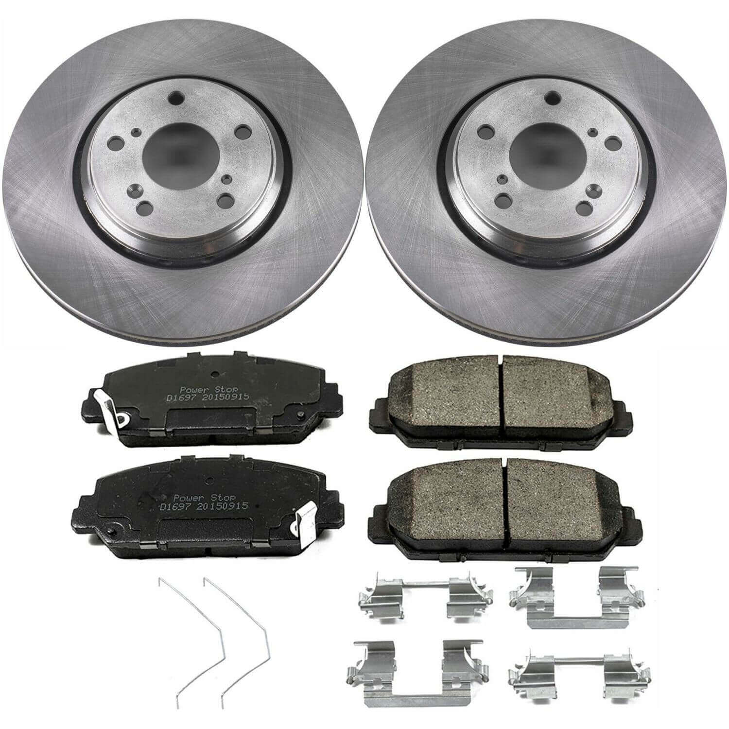 Power Stop KOE7347 Autospecialty 1-Click Daily Driver Front Brake Kit for 2017-2022 Acura ILX product image