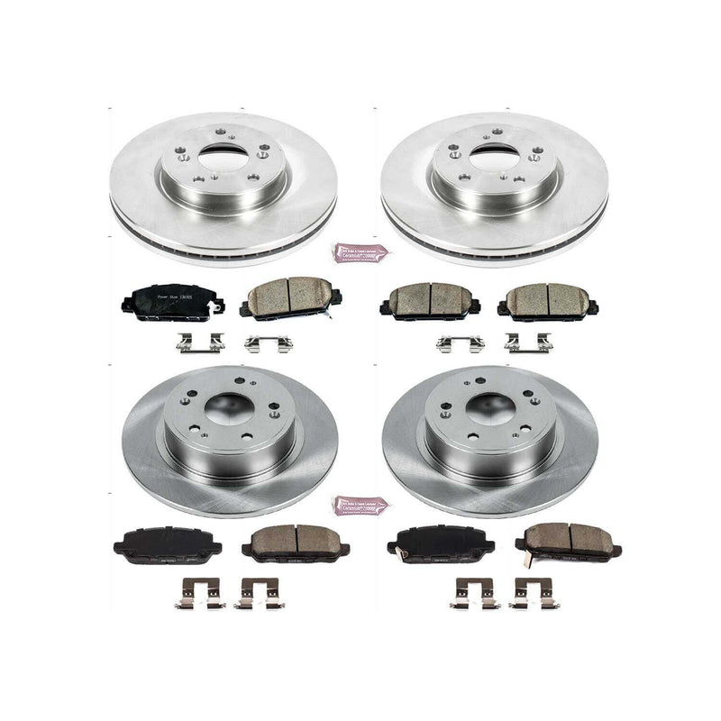 Power Stop KOE7349 Autospecialty 1-Click Daily Driver Front And Rear Brake Kit for 2016-2022 Honda HR-V product image