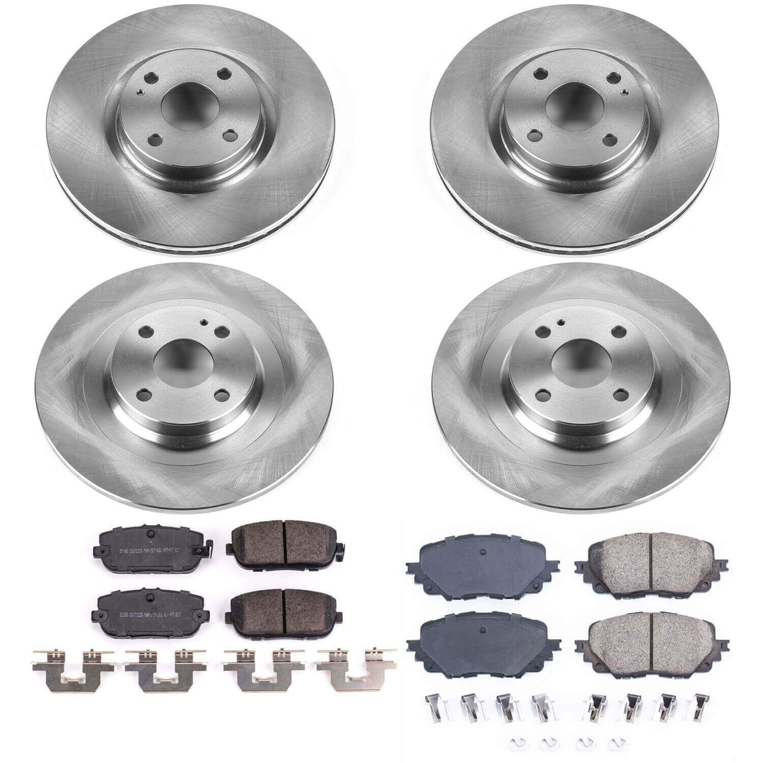Power Stop KOE7359 Autospecialty 1-Click Daily Driver Front And Rear Brake Kit for 2016-2024 Fiat 124 Spider product image