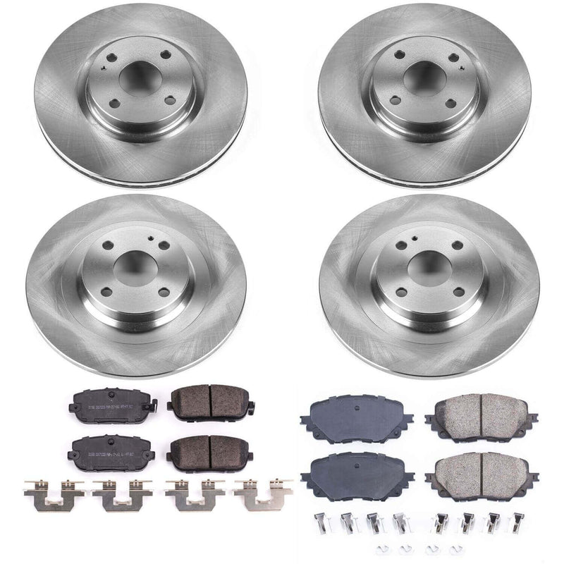 Power Stop KOE7359 Autospecialty 1-Click Daily Driver Front And Rear Brake Kit for 2016-2024 Fiat 124 Spider product image